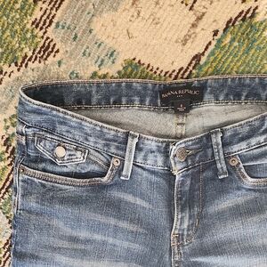 Banana Republic Women's Cropped Blue Jeans
